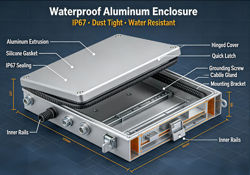 Waterproof Aluminum Enclosure